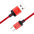 KAKU KSC-284 USB Cable 2m USB to Type-C /USB to Micro /USB to Lightning - Black/Red